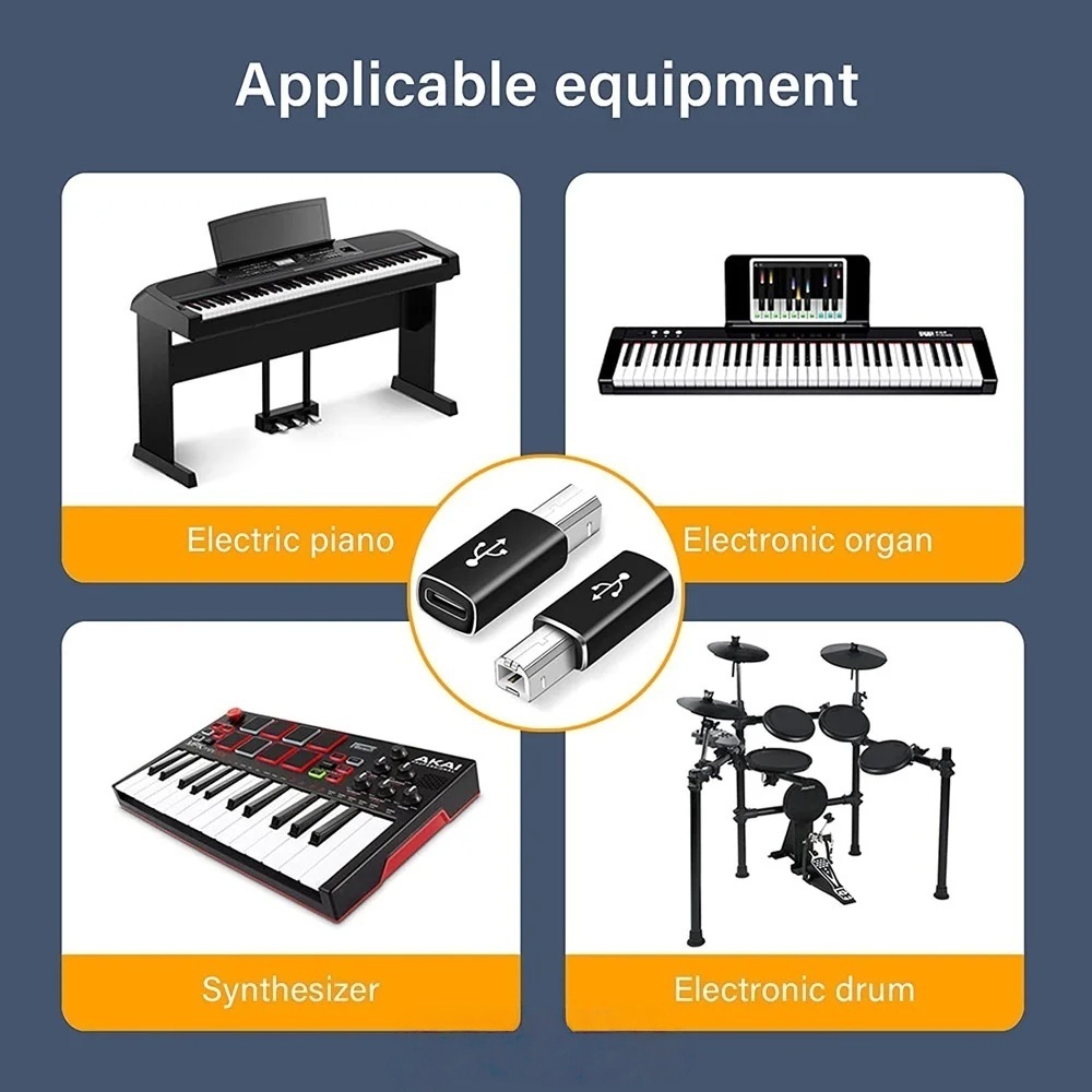 USB B Erkek - USB Tip C Dişi A - Midi Controller Pad incelemesi ve fiyatı